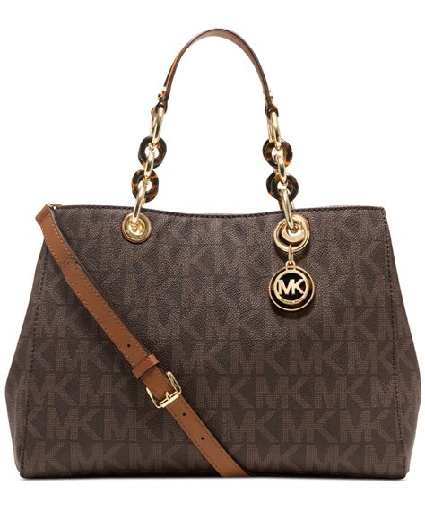 michael kors henkeltasche cynthia|Cynthia Small Signature Logo Satchel .